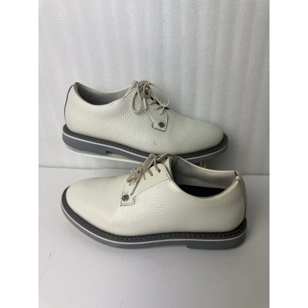 G/FORE Gallivanter Golf Shoes Mens 7 Pebble Grain Leather STYLE: GMF000001 S/MNT